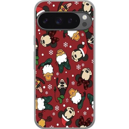 Google Pixel 9 Pro XL Gennemsigtig cover God Jul Mønster