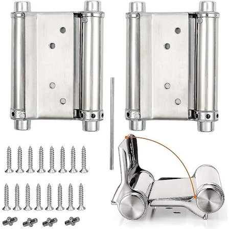 2 kpl Saluunan oven sarana Gond heilurioven jousisarana, kantavuus jopa 15 kg, 76 mm, 3 tuumaa