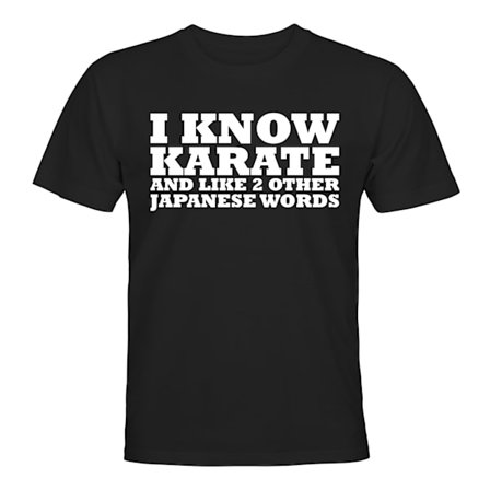 I Know Karate - T-SHIRT - HERR