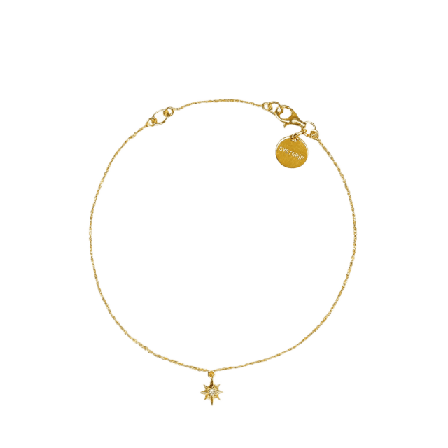 Syster P North Star Bracelet Gold Armband Dam Guld ONESIZE