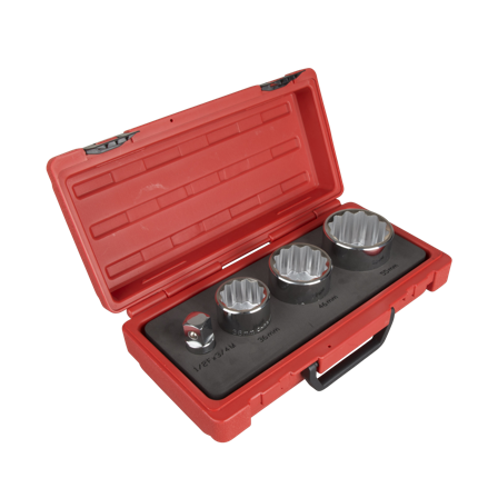 JMP 4-Piece Socket Set For Wheel Nuts