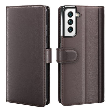 Aito nahkakotelo Samsung Galaxy S22 Ruskea