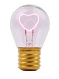 SYNERGY Retrofit E40 Deco Bulb A68-Heart rechargeable