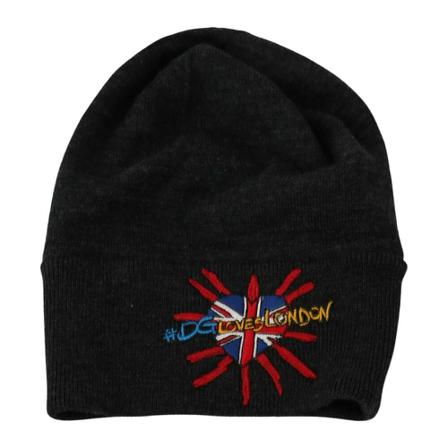 Dolce & Gabbana Beanie Sort, Herre Accessories, Størrelse: ONE Size