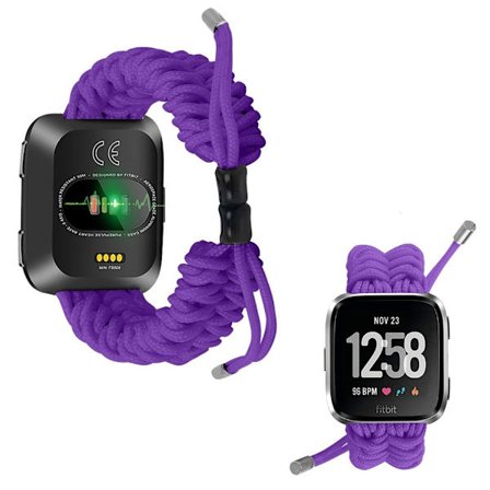 Fitbit Charge Versa braided watch band - Purple