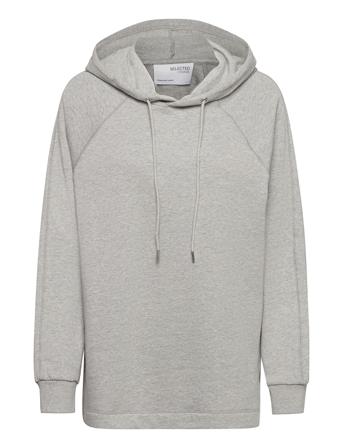 Slfstasie Hood Sweat Grey Selected Femme