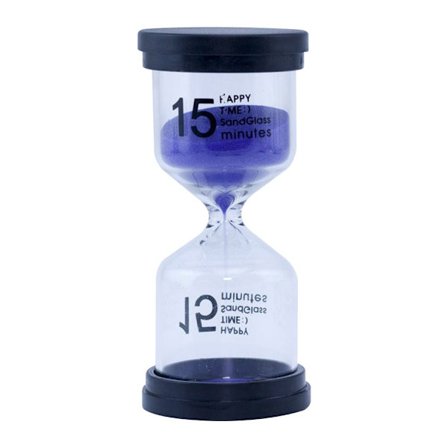 Timeglass Timer Børste Tenner Klokke LILLA-15MIN