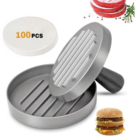 Pattyform - Hamburger Patty Maker - Pattypresse - Risballform (Én)