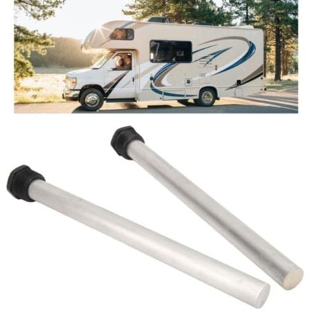 Varmvattenberedare anodstav för husbil med hylsa, platt lock, 3/4in NPT gängad magnesiumstav för Mor-Flo husbilsvarmvattenberedare--.pa