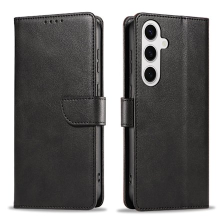 S24 Plus - Elegant Läderplånboksfodral i 6 färger