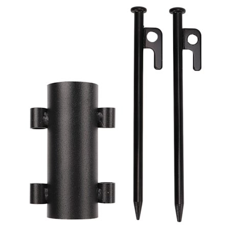 Camping Tält Stånghållare Järn Rostskydd Utrymmesbesparande Enkel Installation Bärbar Utomhus Markis Tält Stånghållare