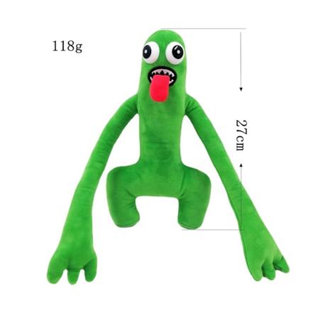 Rainbow Friends Plyschleksagsfigur Lilla 53cm Grøn 28cm green