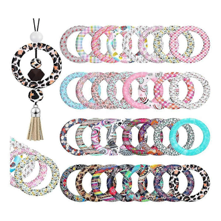 Silikonirengashelmi 65mm pyöreä silikoninauha, jossa 2 reikää Helmillinen fokuskehys Silikoniriipus DI