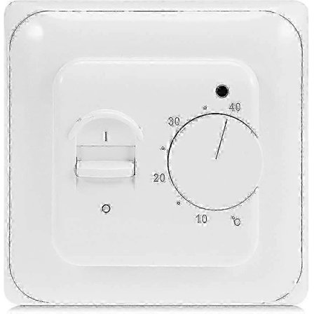 Elektrisk golvtermostat 220V 16A med mekanisk temperaturkontroll