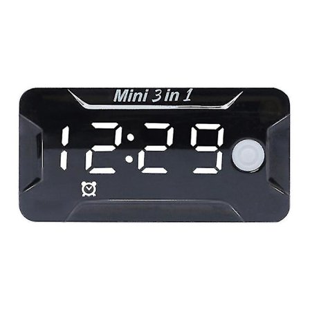 Vandtæt digitalt ur, termometer og spændingsvoltmeter til motorcykel (FMY)