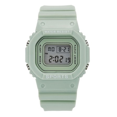 LED Elektronisk Sportsur Vandtæt Let Lysende Smartwatch til Drenge Piger Grøn