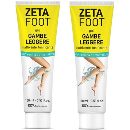Zeta Foot Abbinata Gel Gambe Leggere 2x100ml