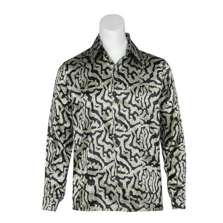 2023-tiger King Joe Exotic Carole Baskin Kostyme Voksen Skjorte Halloween Antrekk Bluse Butterfly Erme Topp -a Man1 L-Tiger King