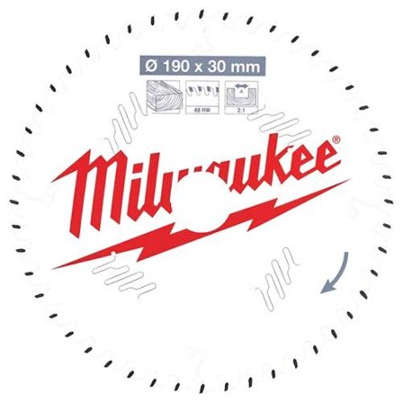 Milwaukee CSB P W Sagklinge 190x2,1x30 mm, 48T, Maskintilbehør & forbruk