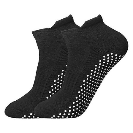 1 Par Unisex Yoga Halkskydd Strumpor Andningsbara Sportstrumpor för Fitness