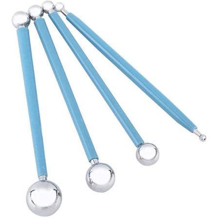 Modellering Kugleværktøjer, Metal Kuglepen Lerkeramik Pottemageri Skulptur Modellering Værktøjssæt Skulptur Kugleværktøj Pottemager Værktøjer Ler 