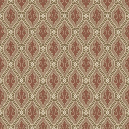 Duro Tapetprov, Lillstugan 541-01P Gammalsvenska Papper, Röd, L, , Färg & tapeter