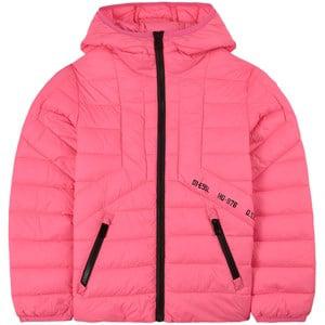 Kids - Diesel Fuxia Fluo Jdwain Puffer Jacket 14 Years - Coats and jackets - 14 years - Pink