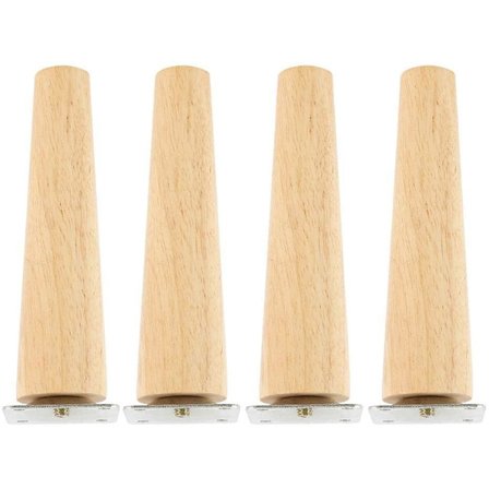 4 kpl puuta pöytäjalat, puukalusteiden jalat, puukalusteiden jalat