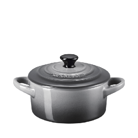 Le Creuset Minigryta Stengods 10 cm Flint 0,25L Grytor Grå 0,25 L /