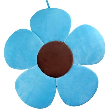 IC Baby nyfödda baby flickor vikbart mjukt blomblad Blå