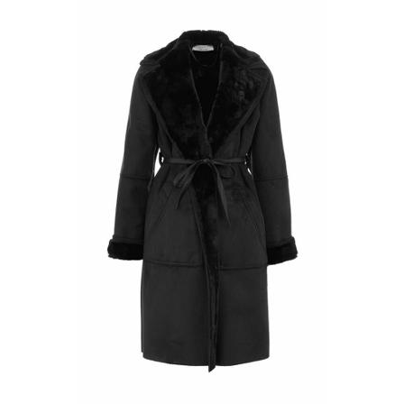 Kaos, Belted Coats Zwart, Dames, Maat:M