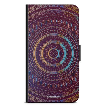 Bjornberry Fodral iPhone 6 Plus/6s Plus - Lila/Guld Mandala