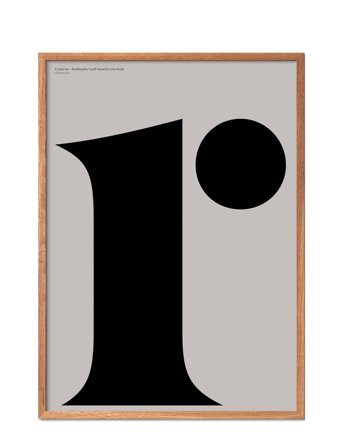 Poster & Frame Berlingske-R - Multi/patterned - 70X100CM