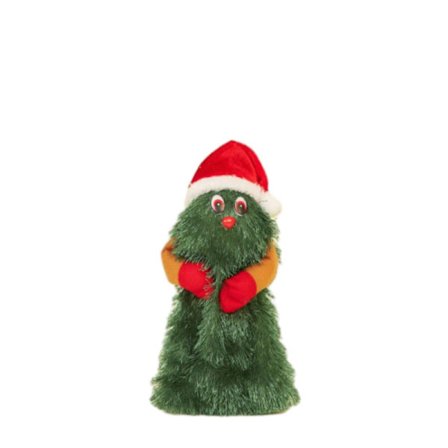 Mellemstore Elektrisk Dansende Juletræslegetøj - Svingende og Roterende med Musik, Julegavepynt til Børn