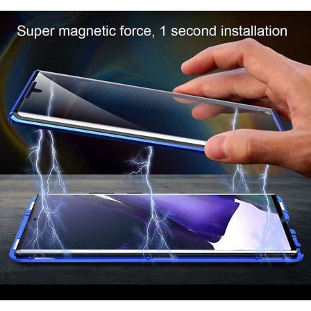Magnetisk adsorption dubbelsidig härdat glasfodral Kompatibel Huawei Mate 20 Pro