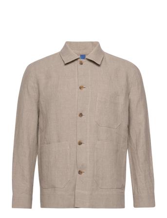 Jesse Linen Overshirt Brown FRENN