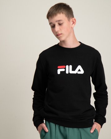 Fila SORDAL classic logo crew sweat Svart Tröjor Kille - Kids Brand Store