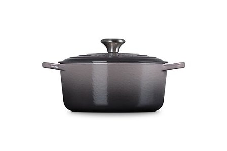 LE CREUSET Støpejernsgryte Rund 24cm/4,2l Signature Flint