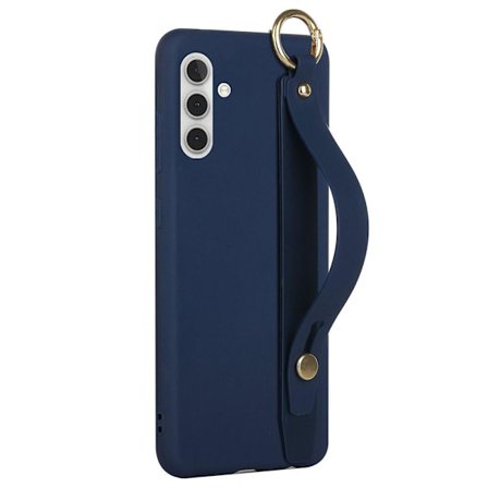 SKALO Samsung A13 5G Käsihihna TPU-suojakuori - Sininen