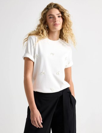 Lindex Top Josefin - Cream - S