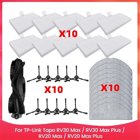 For TP-Link Tapo RV30 Max / RV30 Max Plus / RV20 Max Støvsuger Deler