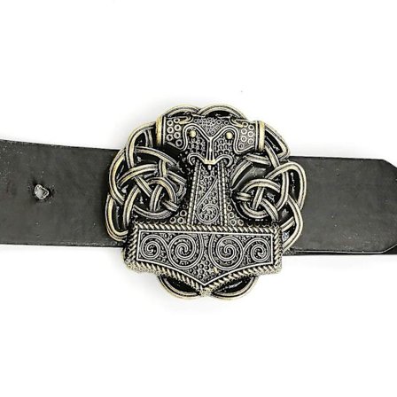 Vintage-tyylinen Viking-vyölenkki, kelttiläinen solmu, risti, miesten länsimainen cowboy-retro