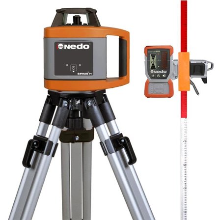 Nedo SIRIUS 1 H Pyörivä laser, paketti, Lasertyökalut