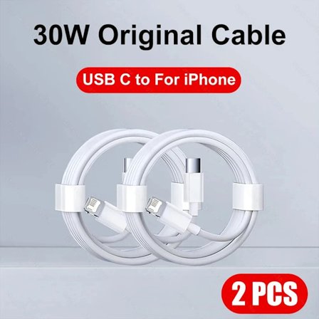 PD3.0 20W Snabbladdare Datakabel För iPhone 14 13 12 Pro Max AirPods iPad USB Typ C Till Lightning Kabel
