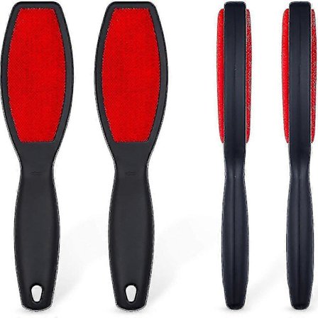 2 st Dubbelsidig Luddborste, Återanvändbar Luddborttagare, Tar Bort Djurhår, Ludd, Damm