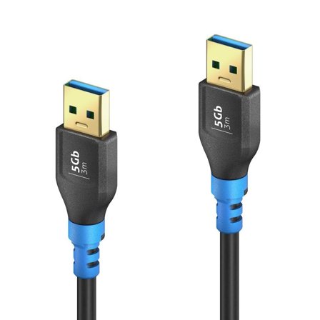PURELINK | FlexInstall | USB-A - USB-A | 3.2 Gen 1 | 3m | Black