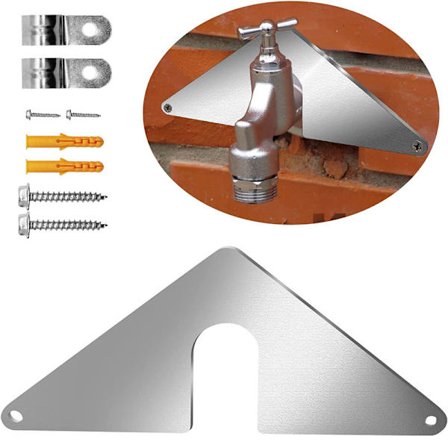 Hålöverdrag Däckplatta Escutcheon Enhåls Köksblandare,