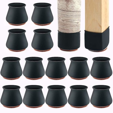 24 delar av trägolv stol benskyddsanordningar