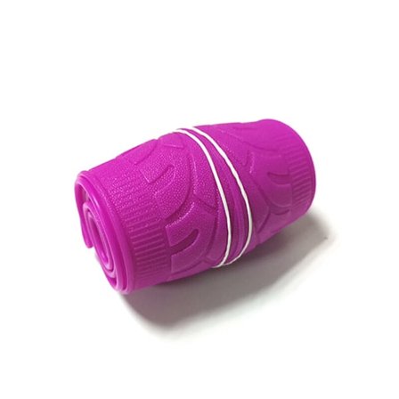 (Rosaröd) Universal Däckmönster Flerfärgad Mjuk Silikon Ratt Handske Bil Silikon Ratt Skydd Biltillbehör