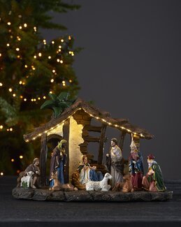 Star Trading LED Nativity Multi - Jul